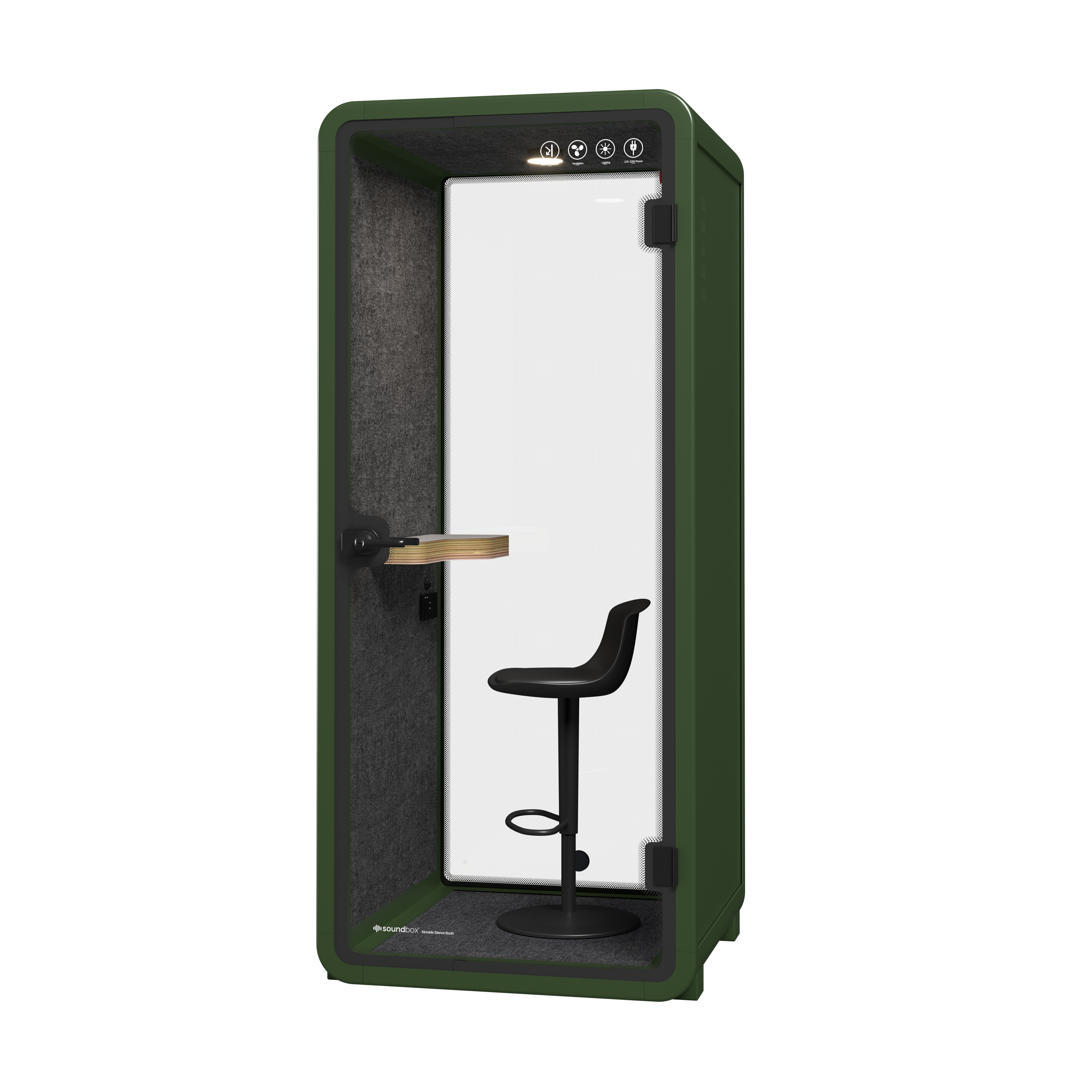 תא אקוסטי ירוק